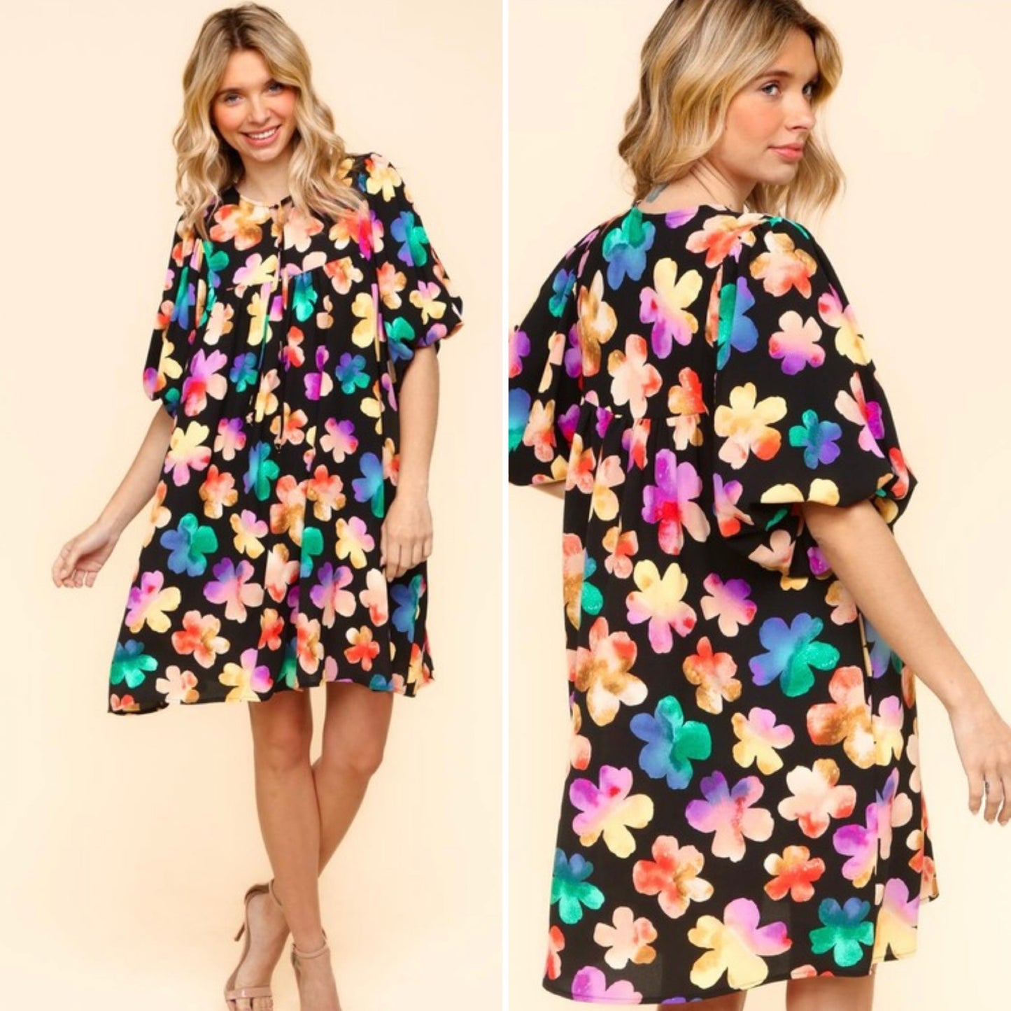 Galaxy Floral Dress