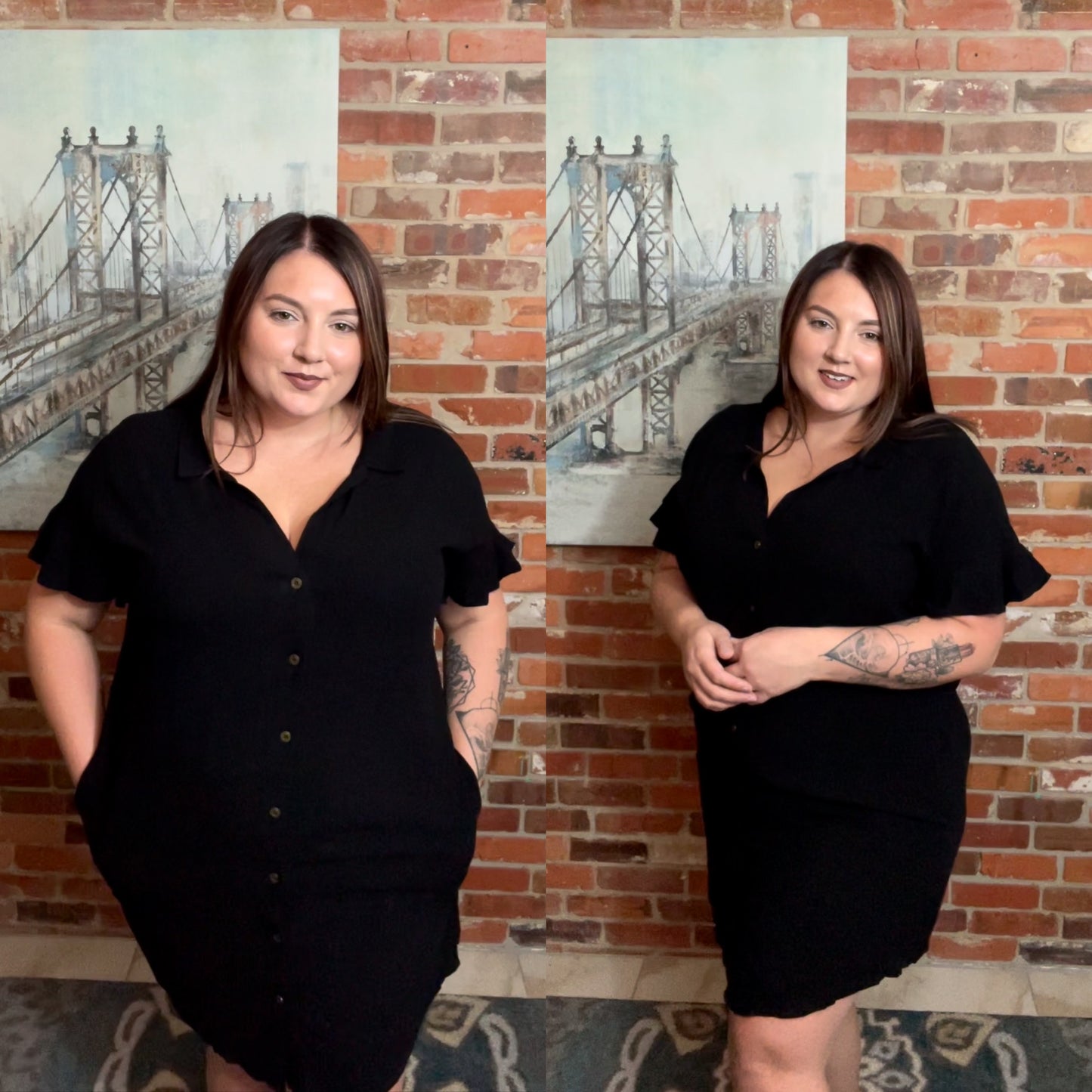 Black Linen Dress