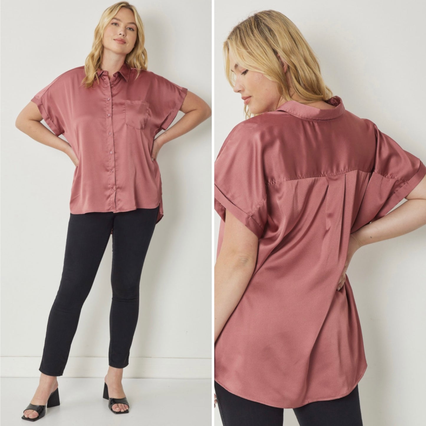 Cocoa Button Down