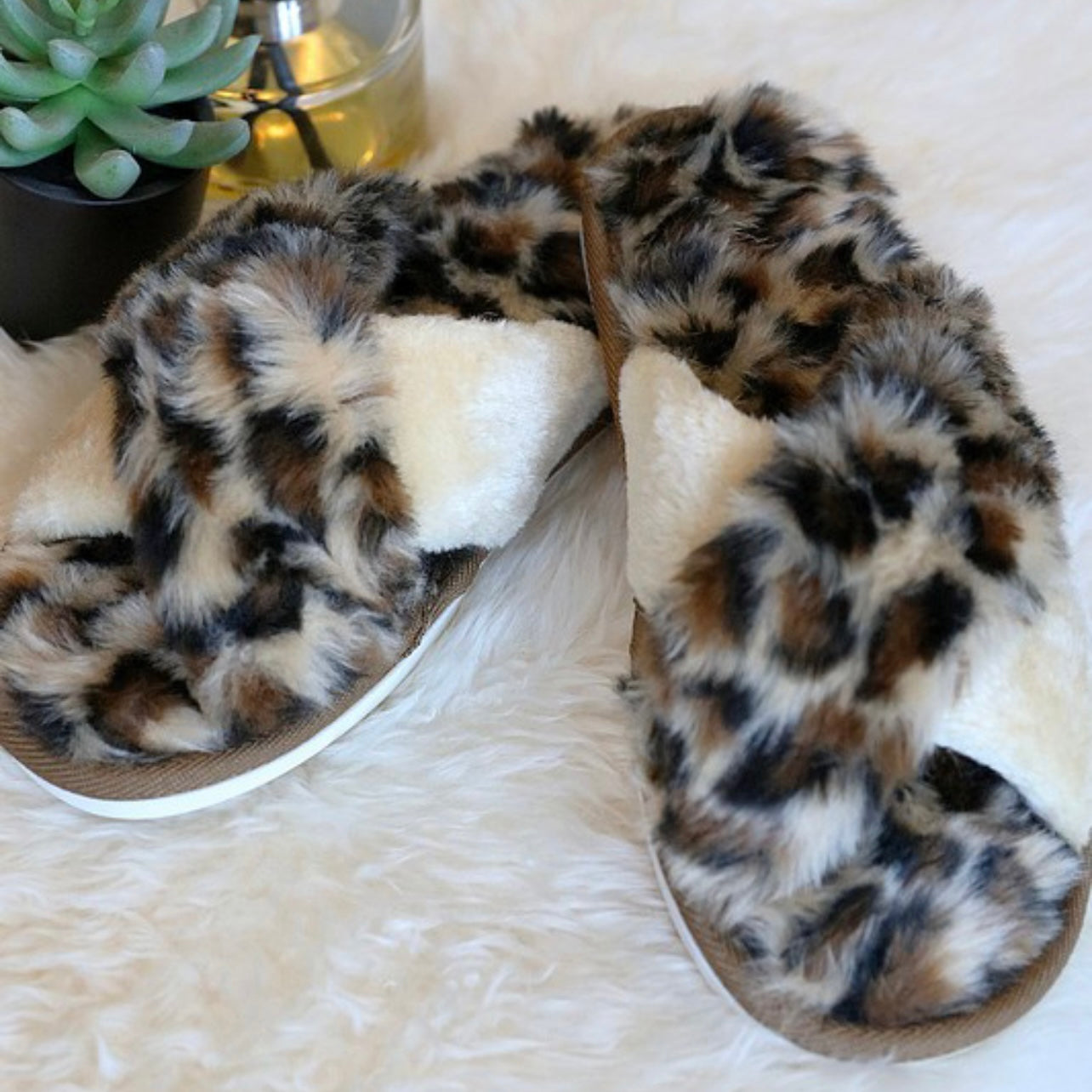 Leopard Slippers