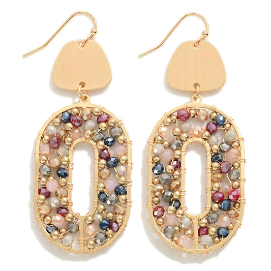 Multi Beaded Earrings