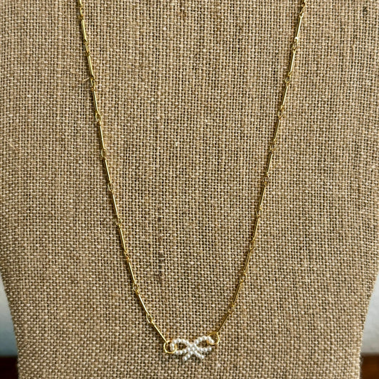 Bow Necklace