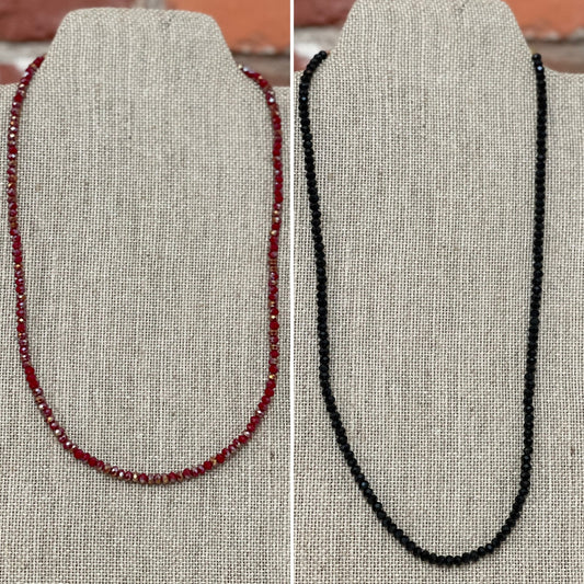 Short Beaded Layering Necklace