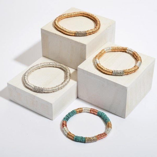 Metal Stacking Bracelets - Z Grace Boutique