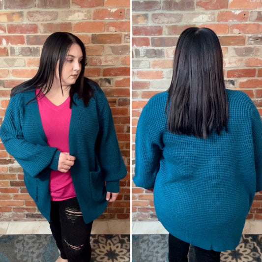 Teal Cardigan